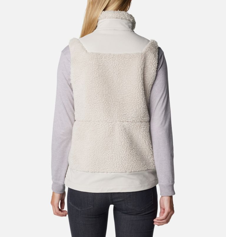Women's Hakatai Fleece Vest, Color: Dark Stone, image 2
