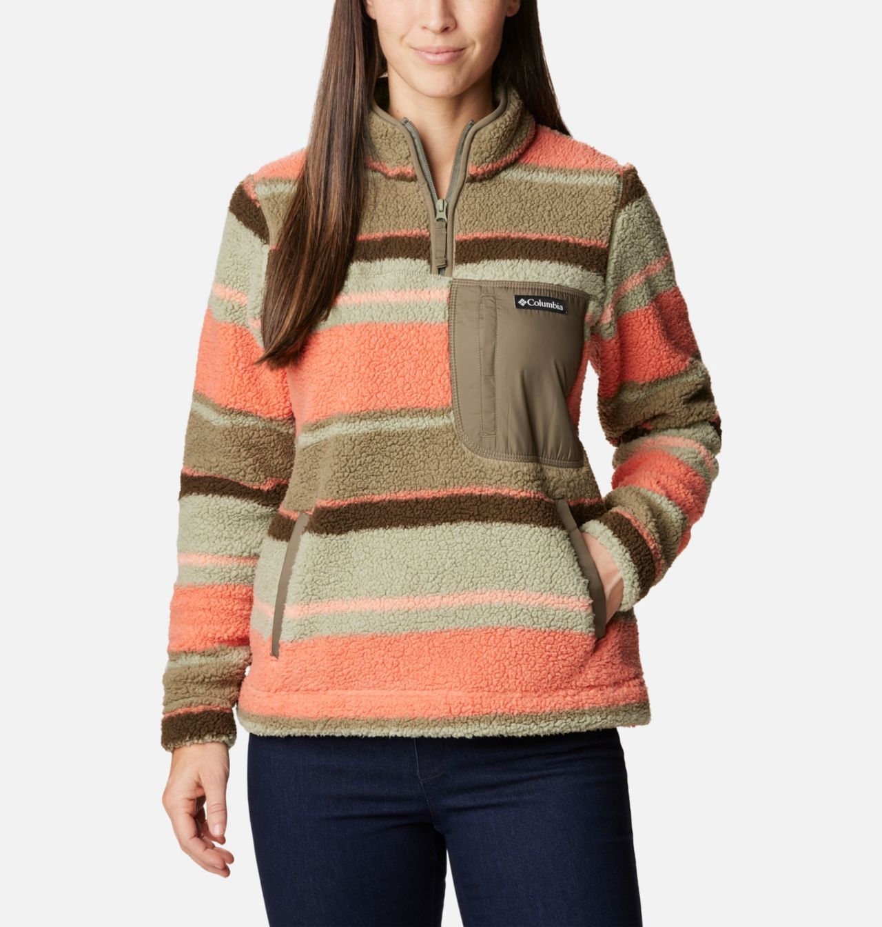 Women's West Bend™ Quarter Zip Fleece Pullover 1