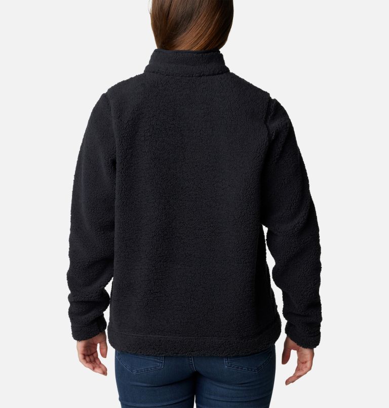 Black sherpa pullover online women's