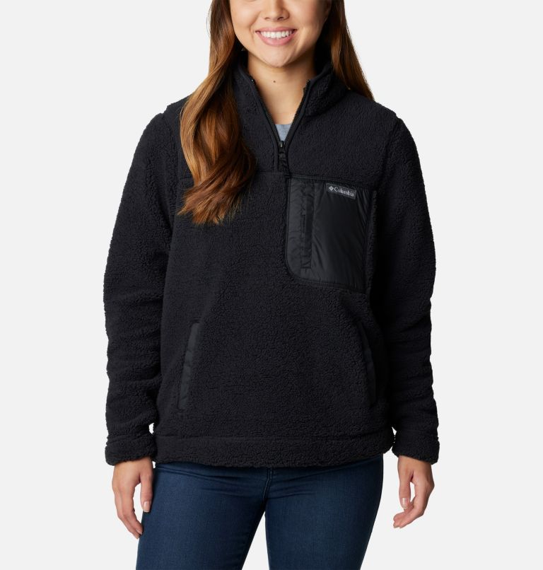 Womens quarter zip discount sherpa