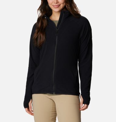 Columbia Mujer Chaqueta De Forro Polar Con Cremallera, Black