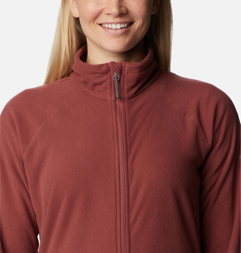 Women's Back Beauty Full Zip Jacket, Color: Beetroot, image 4