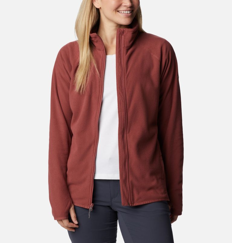 Women's Back Beauty Full Zip Jacket, Color: Beetroot, image 8