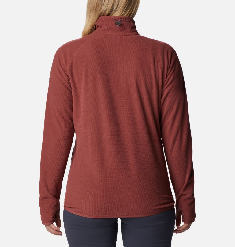 Women's Back Beauty Full Zip Jacket, Color: Beetroot, image 2