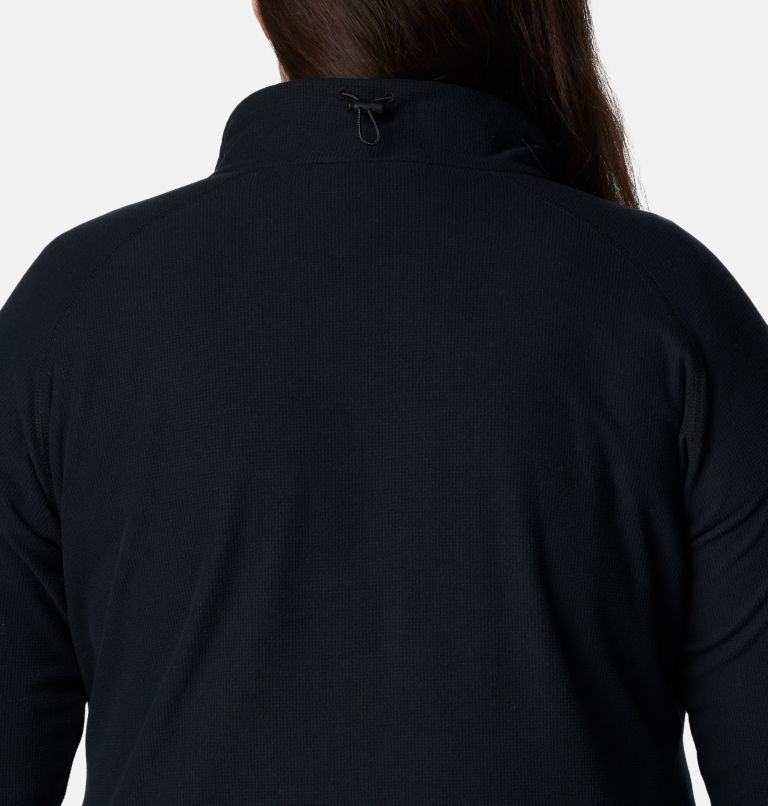 Women's Back Beauty Full Zip Jacket - Plus Size, Color: Black, image 5