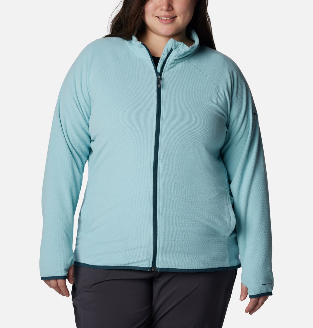 Manteau à fermeture éclair Back Beauty™ pour femmes – Grandes tailles 1