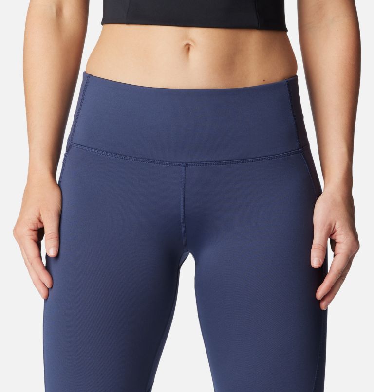 Women's Back Beauty Warm Hybrid Legging, Color: Nocturnal, image 4