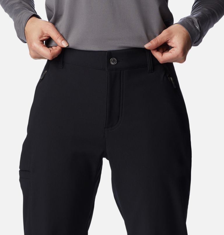 Men Women Soft Shell Pants Fleece Lined Trousers Reflective