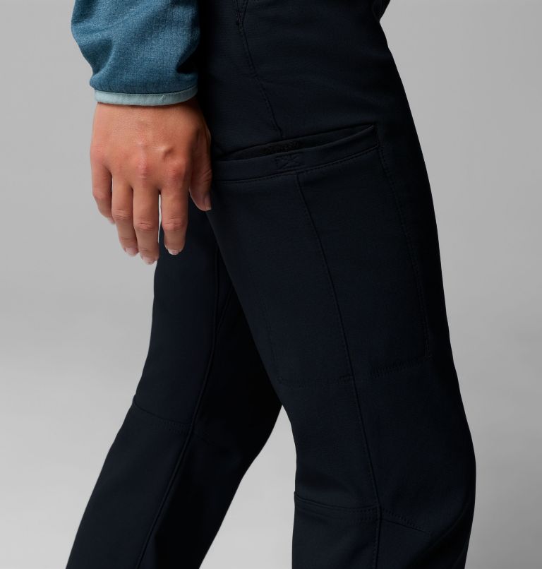 Pantalones de senderismo softshell Back Beauty Warm para mujer, Color: Black, image 6