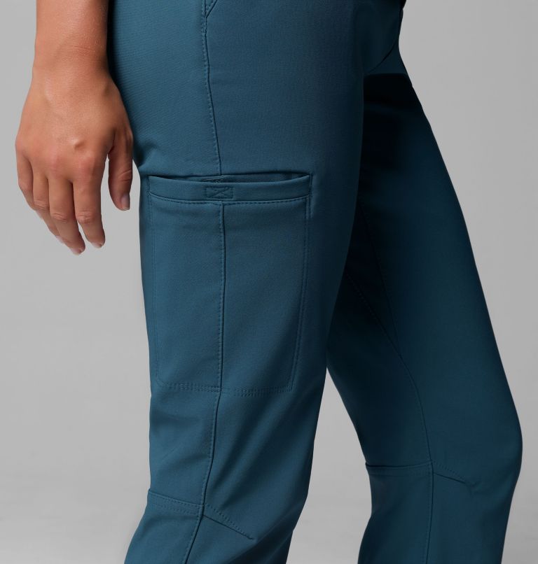 Pantalones de senderismo softshell Back Beauty Warm para mujer, Color: Everblue, image 6