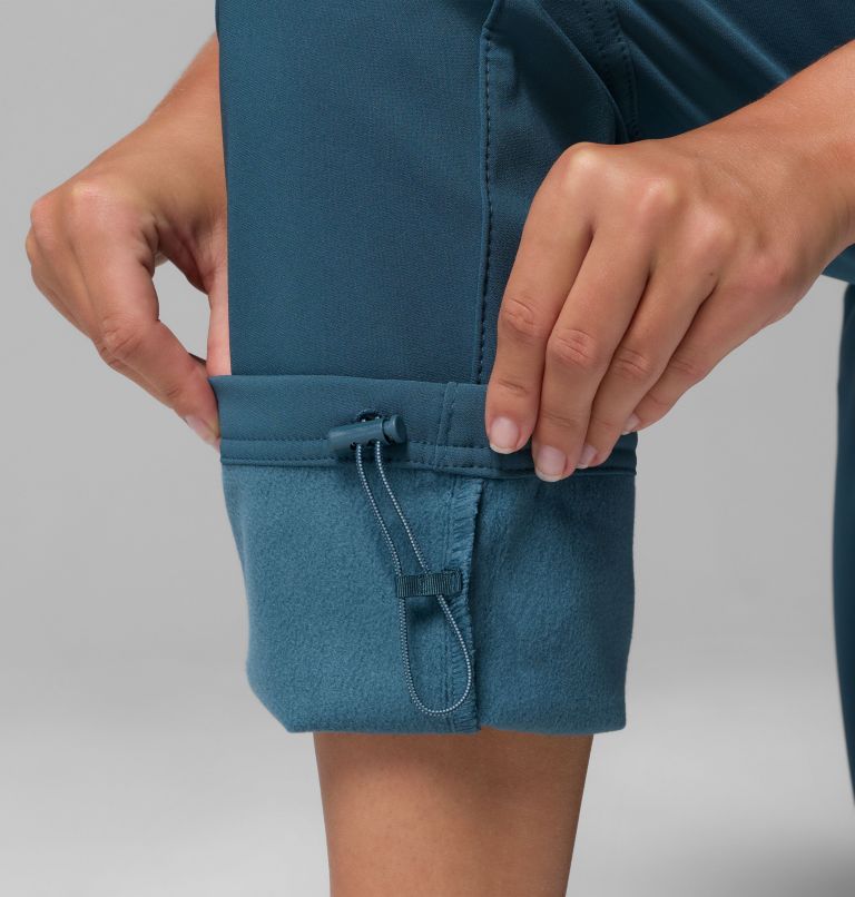 Pantalones de senderismo softshell Back Beauty Warm para mujer, Color: Everblue, image 8