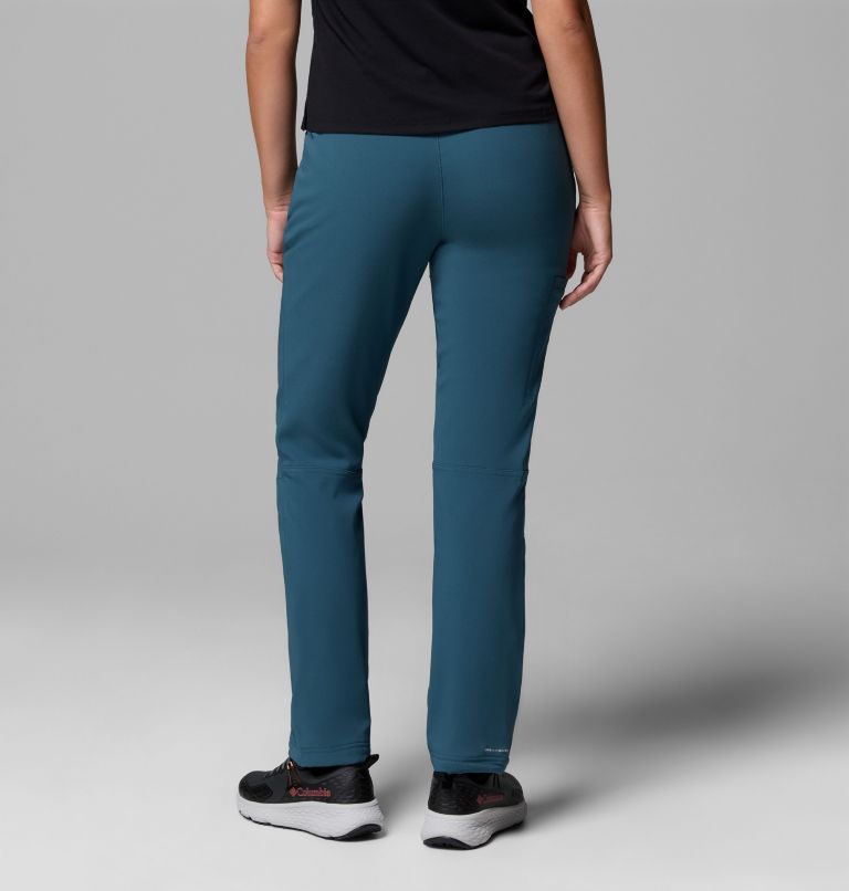 Pantalones de senderismo softshell Back Beauty Warm para mujer, Color: Everblue, image 3