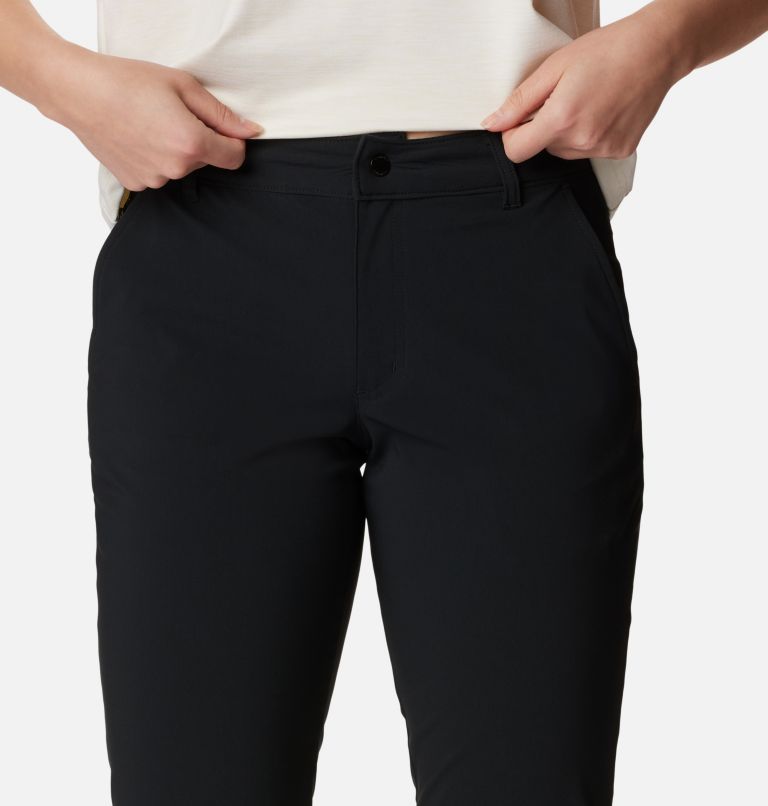 Thumbnail: Women's Back Beauty Softshell Pants, Color: Black, image 4