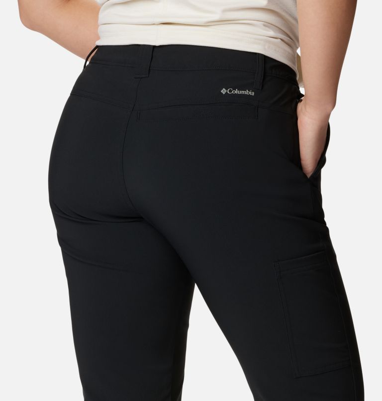 Thumbnail: Women's Back Beauty Softshell Pants, Color: Black, image 5