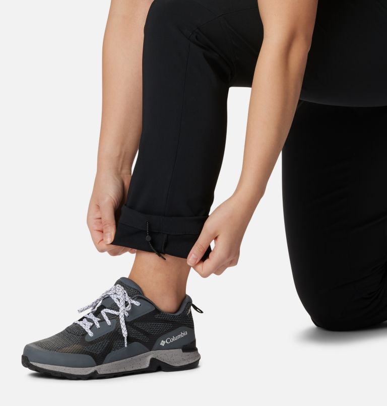 Women's Back Beauty Softshell Pants, Color: Black, image 7