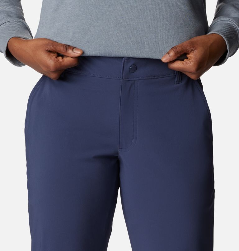 Women's Back Beauty Softshell Pants, Color: Nocturnal, image 4