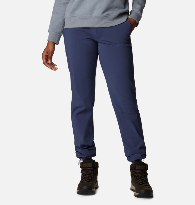 Women's Back Beauty Softshell Pants, Color: Nocturnal, image 8