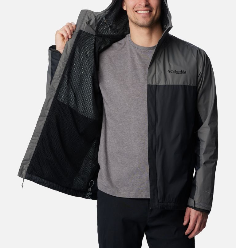 Columbia PFG Omni-Tech Hooded Medium Nylon Rain Nepal