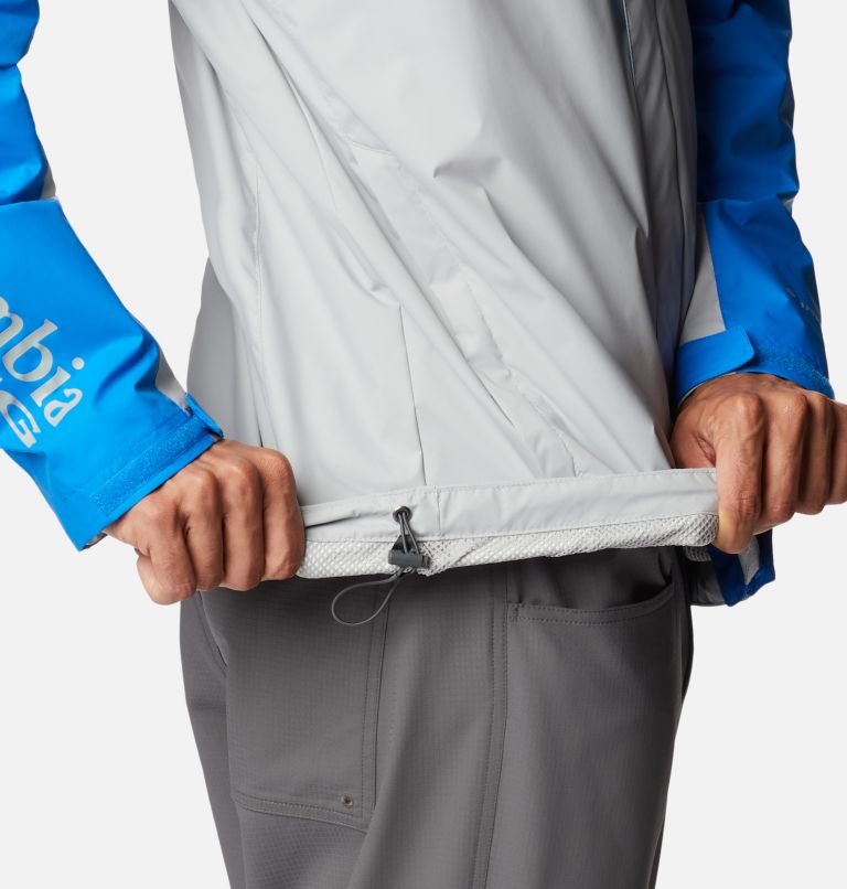 Thumbnail: Men's PFG Storm II Jacket, Color: Hyper Blue, Cool Grey, image 6
