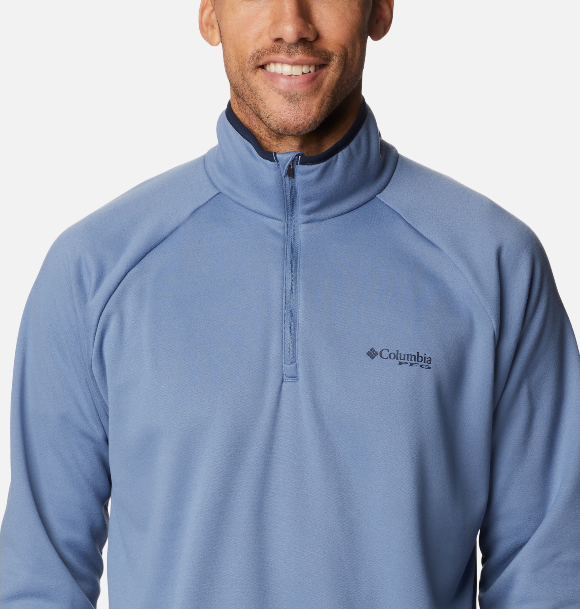 Columbia Athletic Logo Quarter Zip Pullover