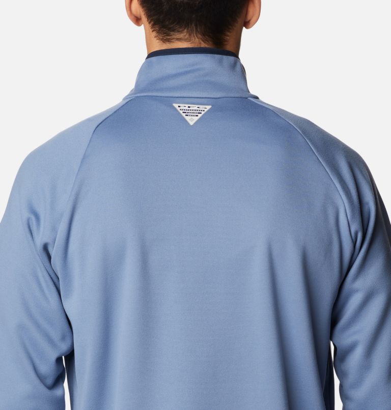 PFG Terminal Fleece 1/4 Zip | 449 | XXL, Color: Bluestone, Collegiate Navy, image 5