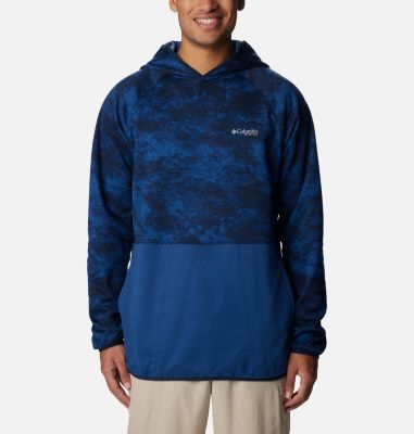 Chemise Columbia PFG Super Terminal Tackle Vent – Manches Longues, Camouflage Bleu, Taille XL, Neuve