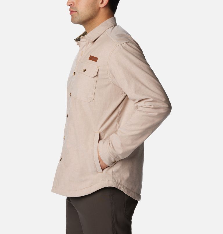 Men's PHG Roughtail Lined Shirt-Jacket, Color: Sahara, MO Bottomland, image 4