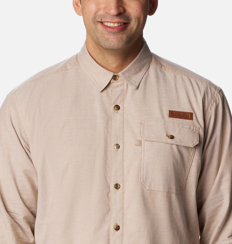 Men's PHG Roughtail Lined Shirt-Jacket, Color: Sahara, MO Bottomland, image 5