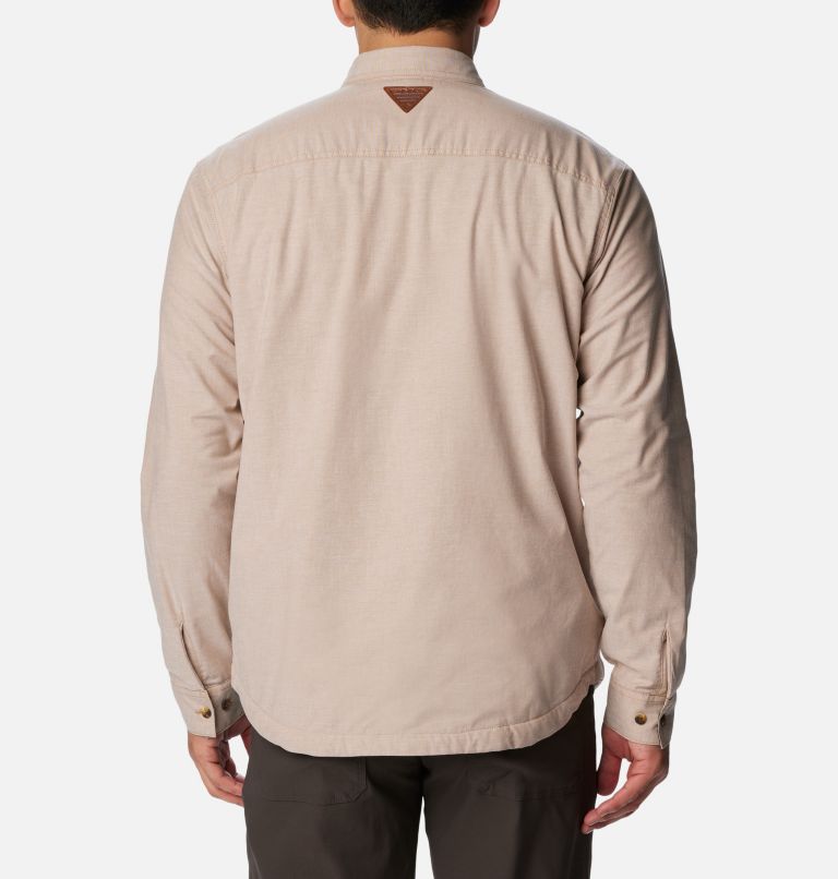Men's PHG Roughtail Lined Shirt-Jacket, Color: Sahara, MO Bottomland, image 2