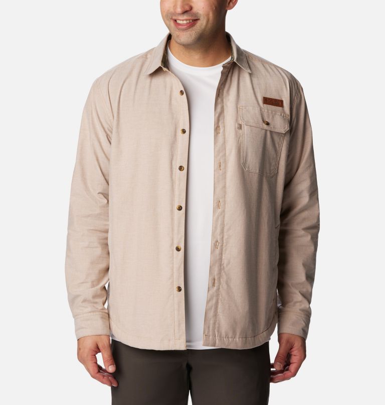 Men's PHG Roughtail Lined Shirt-Jacket, Color: Sahara, MO Bottomland, image 1
