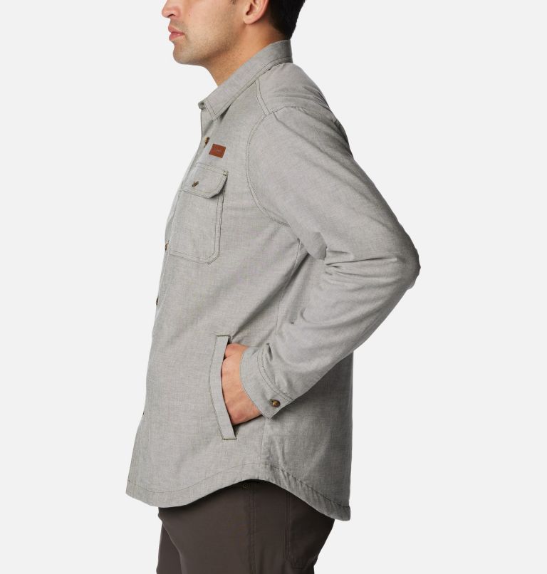 Thumbnail: Men's PHG Roughtail Lined Shirt-Jacket, Color: Surplus Green, MO Bottomland, image 4