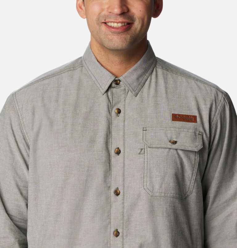 Thumbnail: Men's PHG Roughtail Lined Shirt-Jacket, Color: Surplus Green, MO Bottomland, image 5