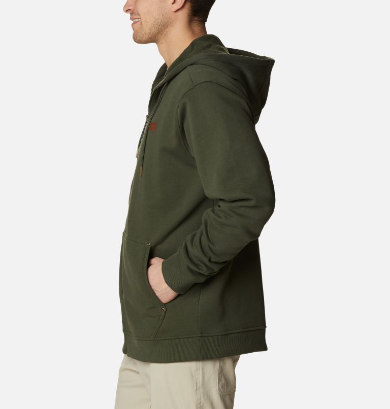 Men's PHG Roughtail Full Zip Hoodie, Color: Surplus Green, image 3