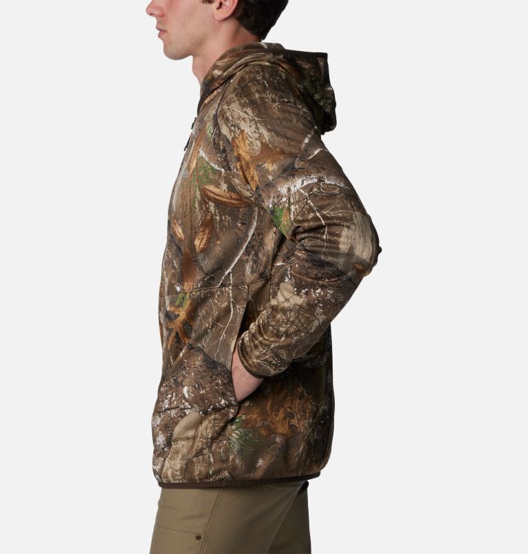 Men's PHG Super Terminal Fleece Hoodie, Color: Realtree Edge, image 3
