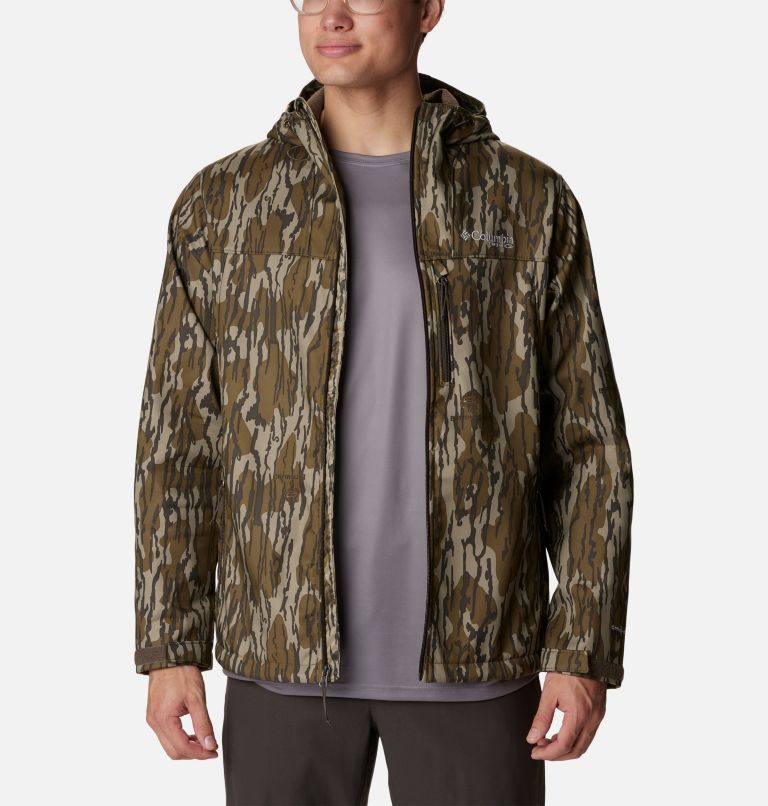 Thumbnail: Men's PHG Ascender Softshell Hooded Jacket, Color: Mossy Oak Bottomland, image 8