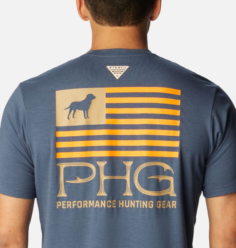 Men's PHG Seasonal Short Sleeve Tech T-Shirt, Color: Zinc, Sahara Dog Star, image 5