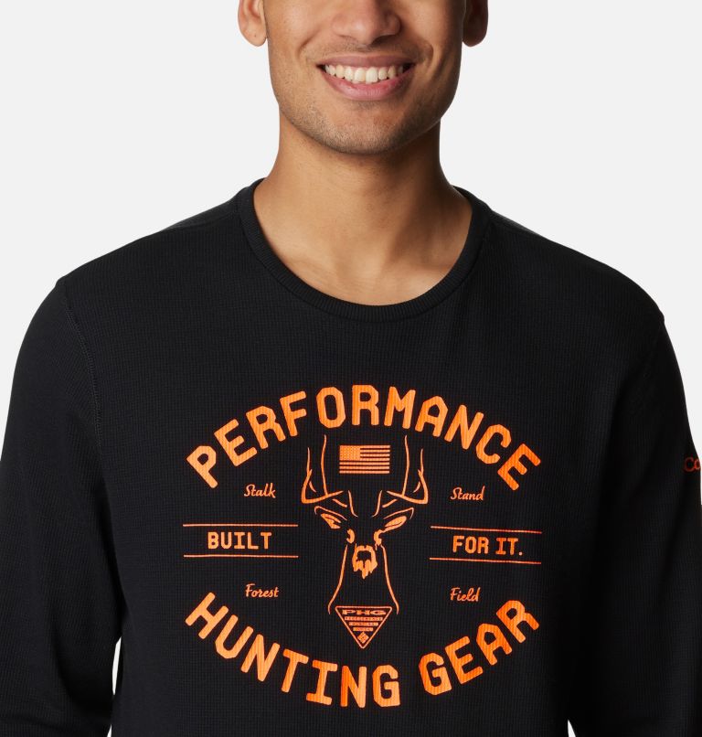 PHG Built For It Waffle LS | 010 | S, Color: Black, Blaze Buck, image 4