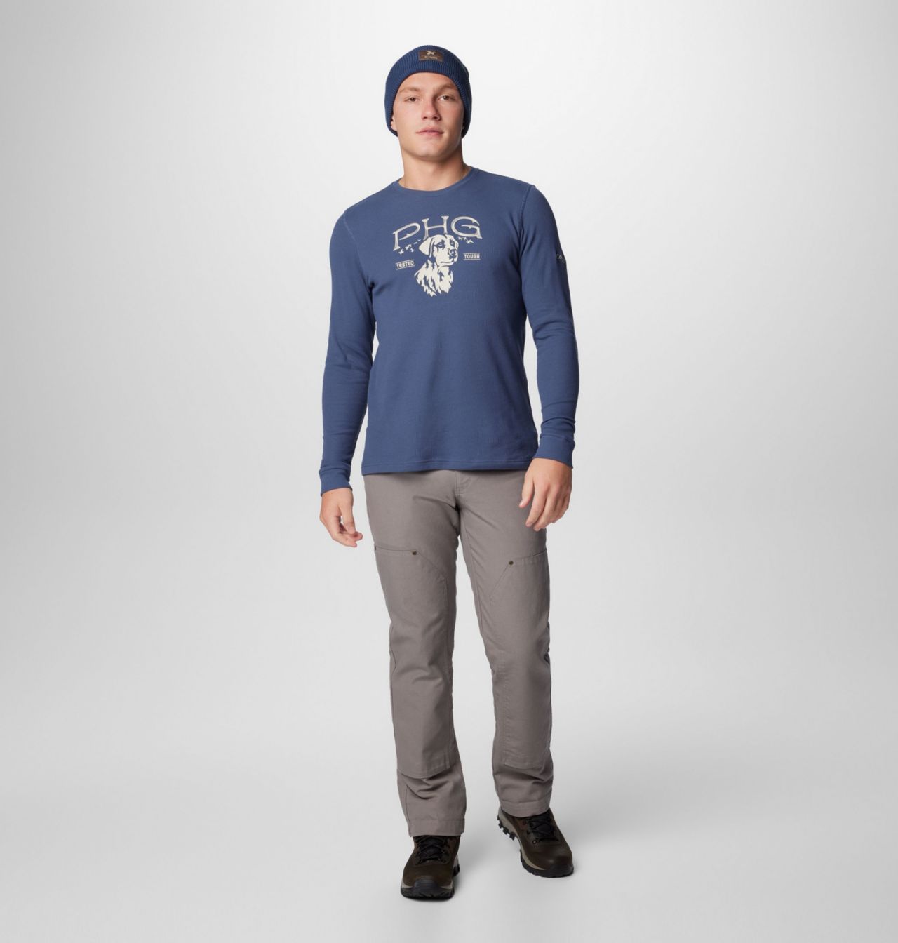 Men's PHG™ Built For It Waffle Long Sleeve Shirt 3