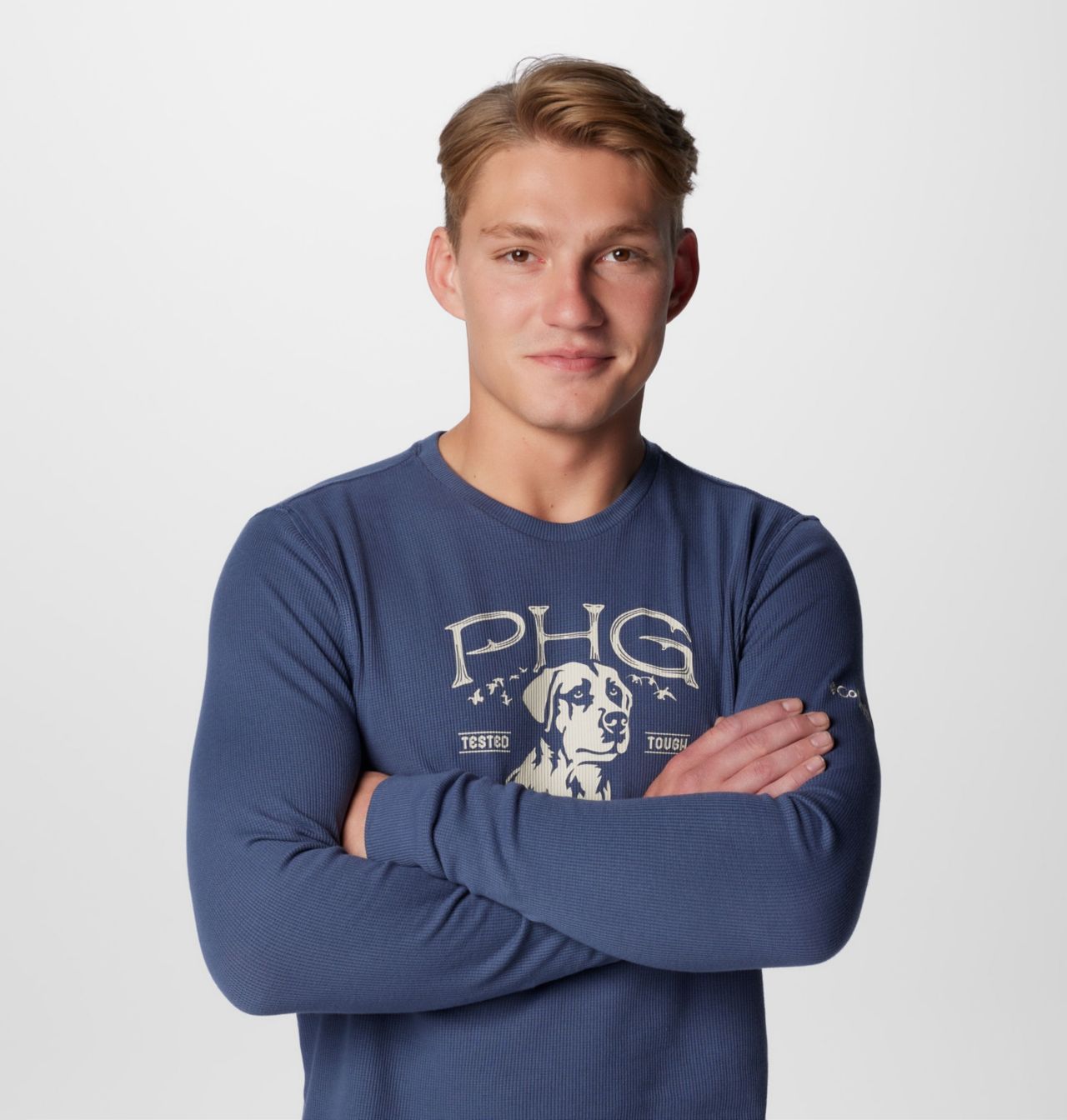 Men's PHG™ Built For It Waffle Long Sleeve Shirt 8