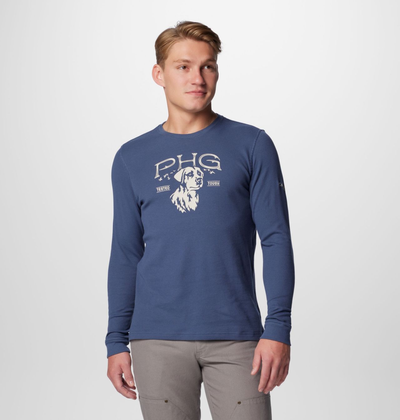 Men's PHG™ Built For It Waffle Long Sleeve Shirt 1