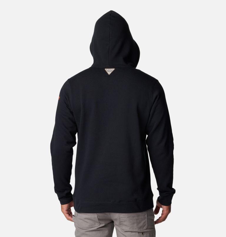 Men's PHG Hunt Star Hoodie, Color: Black, Blaze Dog Star, image 2