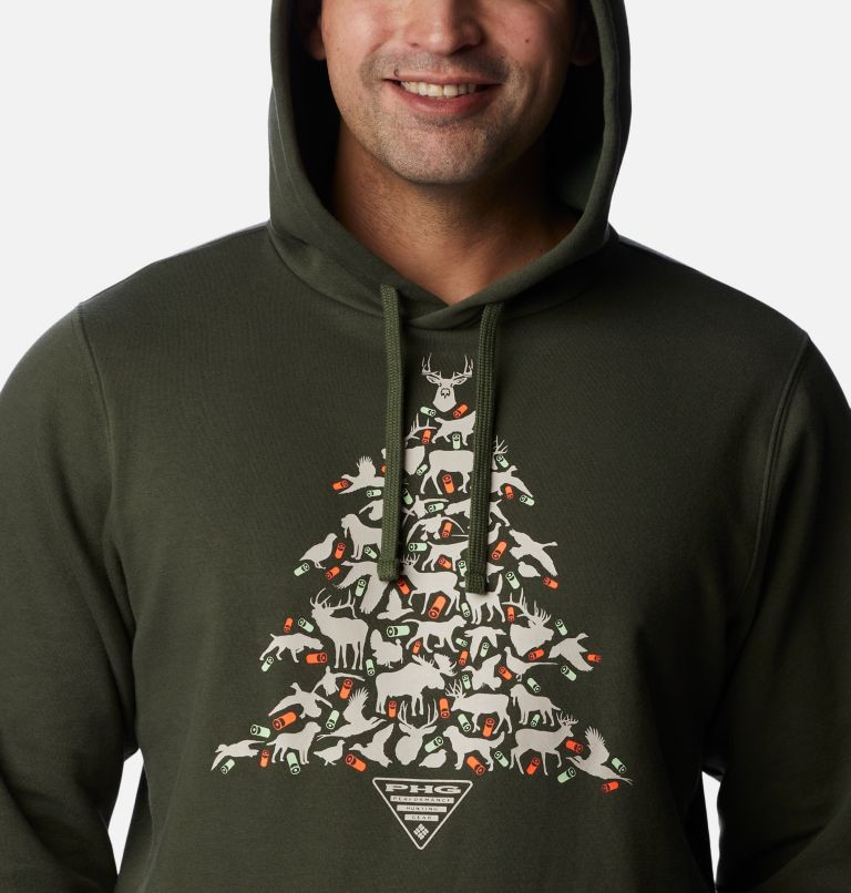 PHG Hunt Star Hoodie | 347 | XXL, Color: Surplus Green, Dark Stone Hunt Tree, image 4