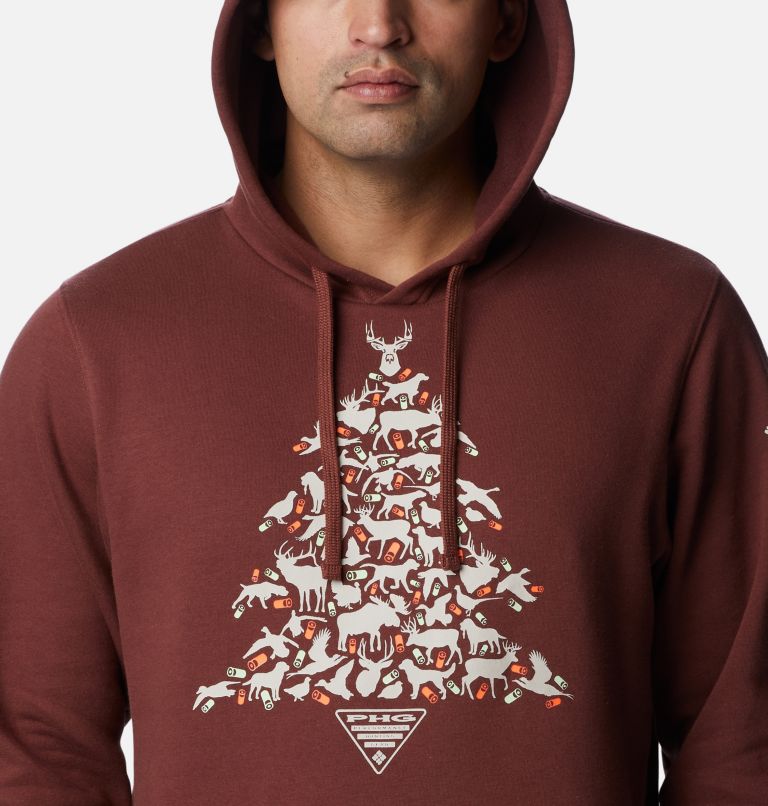 PHG Hunt Star Hoodie | 683 | XXL, Color: Red Rocks, Dark Stone Hunt Tree, image 4