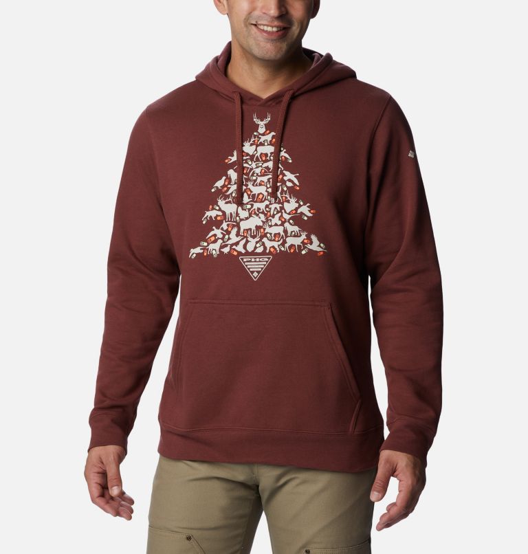 PHG Hunt Star Hoodie | 683 | XXL, Color: Red Rocks, Dark Stone Hunt Tree, image 1