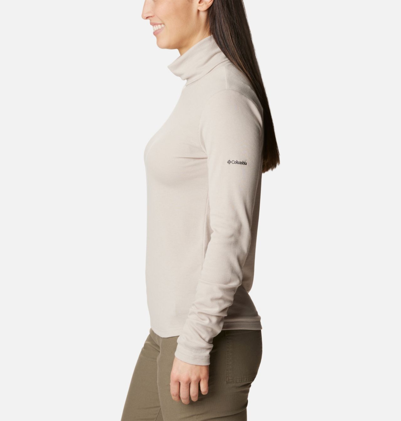 Women's Boundless Trek™ Ribbed Turtleneck Long Sleeve Shirt 3