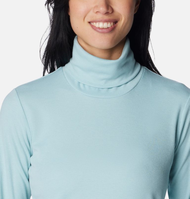 Ribbed Turtleneck Top