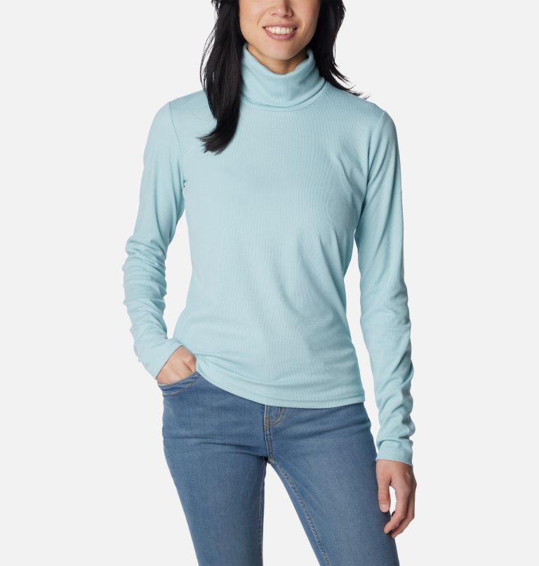 Blue long sleeve turtleneck sale