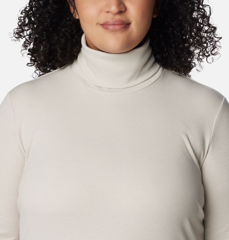 Women's Boundless Trek™ Ribbed Turtleneck Long Sleeve Shirt - Plus Size