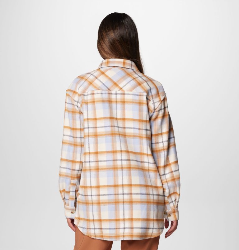Women's Calico Basin Shirt Jacket, Color: Chalk Classic Multi Tartan, image 2
