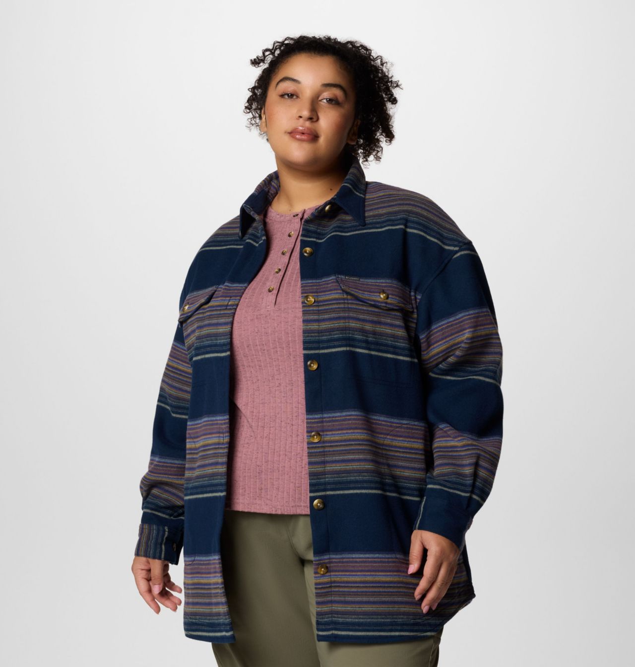 Women's Calico Basin™ Shirt Jacket - Plus Size 1